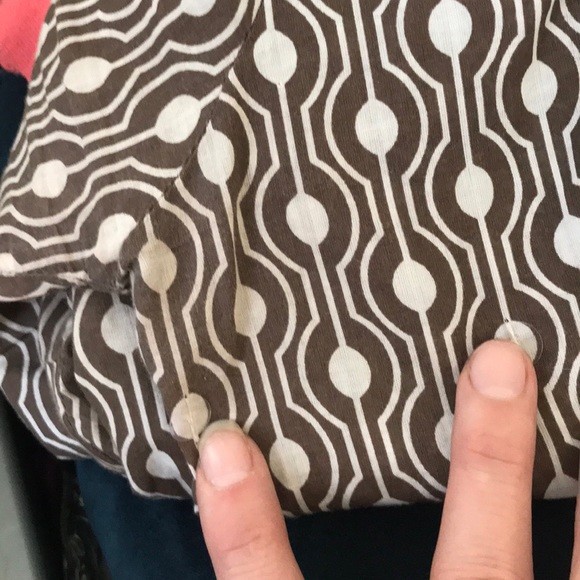 Talbots 3/4 sleeve sheer cotton top - Picture 6 of 6